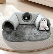 Legowisko Dla Kota Z Tunelem 85 x 70 cm