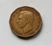 3 pensy 1937r. Wielka Brytania