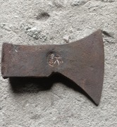 Stara kuta siekierka toporek sygnowana Końskie 0,6kg