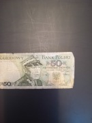 banknot 50 zł K.Świerczewski ser GG 1988 r