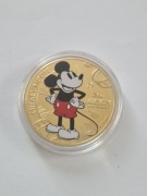 Mickey Mouse Barbados 2023 25 cents Gold plated Commemorative Coin