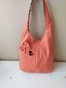 Torba jeansowa typu worek