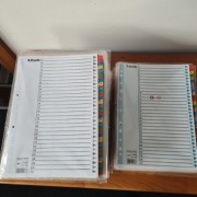 Przekładki do segregatora A4 1-31 ESSELTE MYLAR