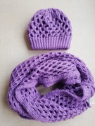 Komplet czapka i komin