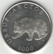 Chorwacja 5 kun kuna 2000 - 26,5 mm - nr 1