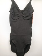 Body wyszczuplające czarne modelujące na ramiączkach XS