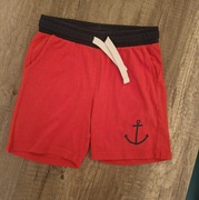 Czerwone szorty z kotwicą 5.10.15 rozmiar 116 stan bdb