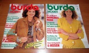 Burda Moden 1, 2/1990 z wykrojami Vintage, modele Miss B szycie krawiectwo