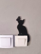 Kotek ozdoba na pstryczek od światła 