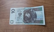 Banknot obiegowy 10zl Seria CI9992945