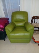 Fotel skórzany z funkcją relaksu 