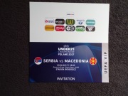 SERBIA - MACEDONIA UEFA EURO U21 2017 POLSKA 20-6-2017 UEFA VIP