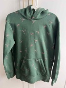 Bluza Dziecięca dresowa z kapturem zielona JORDAN 13-15 lat 163-175 cm