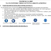 Instrukcje BHP ORYGINALNE