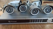 Zestaw kamer monitoringu z nagrywarką Trend 250x08 dysk 250Gb