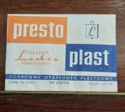 Kolekcjonerski -Plaster  PRL- PRESTO-PLAST-Pollena Lechia Poznań lsta 80-te