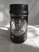 KUFEL CERAMICZNY z epoki PRL __ Król Jan III Sobieski