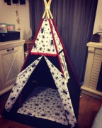 TIPI z podłogą dwustronną 110x110cm