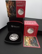 YEAR OF THE TIGER 1oz SILVER PROOF  COIN/SET 2010 =UNIKAT!THE PERTH M