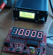 Miernik częstotliwości 5 LED 1Hz-50MHz.