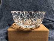 Duża kryształowa misa - PRL / Czechosłowacja - Vintage