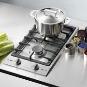 Płyta gazowa Miele CS 1012G, dwupalnikowa, Proline, Combiset, Inox