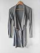 Next Szary kardigan (narzutka) z kieszeniami wiskozą xs