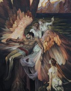 Obraz "Lament dan Ikarem" interpretacja, kopia 