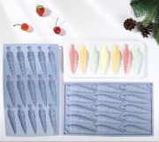 Forma silikonowa w kształcie marchewki ( do deserów , świeczek )