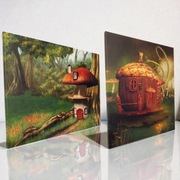 KOMPLET 2 Obrazy na płótnie 50x40 Dziecięce