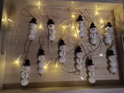 Bałwanek wiszący ozdoba święta Bożego Narodzenia 