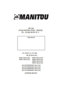 Instrukcja Napraw Manitou M 26-2, M 26-4, M 30-2, M 30-4 Seria 3-E2 PL