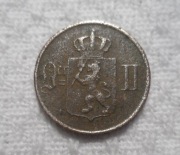 Norwegia Unia szwedzko-norweska Oskar II Bernadotte 1 ore øre 1891 KM# 352