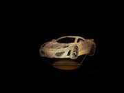 Lampka  3D   auto