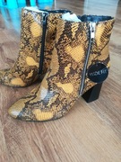 Botki buty kozaki new Look 37 nowe wzór skóra węża