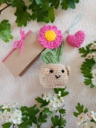 Prezent wieczny kwiat flower box handmade gotowy do wręczenia 