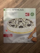 Szablony do dekoracji ciasta 6 sztuk