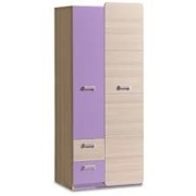 Komplet mebli lorento dolmar jesion/fiolet + lustr