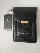 Mała torebka etui na portfel telefon Puccini czarna 