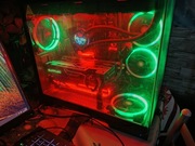 PC Ryzen 7 2700x DDR4 64GB MSI x570 Radeon RX580 8GB, 2x dysk M.2 2TB, 700W