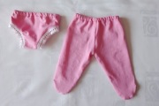 Rajstopy+majteczki dla lalki 42-45 cm Baby Born 