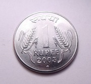 Indie 1 rupia 2003 Hajdarabad PIĘKNA!