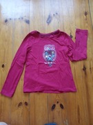 Bluzka dziewczęcy długi rękaw 110 Gap plamy na rękawie