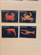 Dania Wyspy Owcze 2013 Mi 776-9 kraby seria czyste idealna