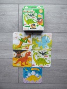 Puzzle układanka dziecięce CzuCzu układam dinozaury 5 in 1
