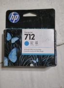 Oryginalny Tusz HP 712 cyan 29ml