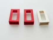 Stare Lego okna Train 4035 białe czerwone, white red