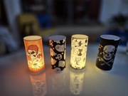 Lampiony LED Halloween bezprzewodowe