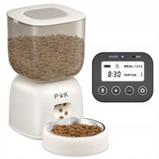 PODAJNIK AUTOMAT DOZOWNIK SUCHEJ KARMY DLA PSA KOTA z Panelem Sterowania