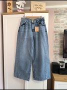 Spodnie jeansowe szwedy szeroka nogawka lady drama rozmiar XL nowe z metką